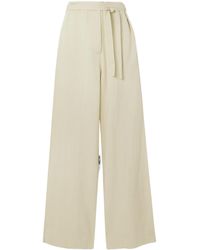 TOTEME - Totême Drawstring Straight-Leg Trousers - Lyst