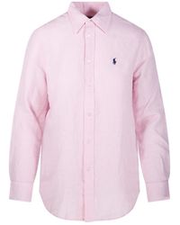 Polo Ralph Lauren - Classic Linen Button Shirt - Lyst