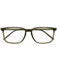 Saint Laurent - Eyewear Rectangular Frame Glasses - Lyst