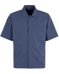 Herno - Seer-Crease Short Sleeved Shirt - Lyst