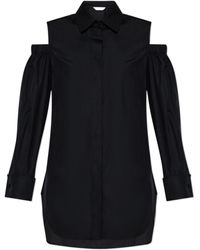 Max Mara - Ragni Cut-Out Button-Up Shirt - Lyst