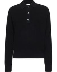 Studio Nicholson - Chesapeake Long Sleeved Polo Top - Lyst