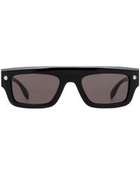 McQueen - Eyewear Rectangle Frame Sunglasses - Lyst