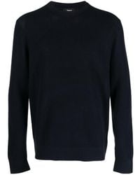 Theory - Long Sleeved Crewneck Sweater - Lyst