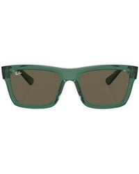 Ray-Ban - Warren Rectangular Frame Sunglasses - Lyst