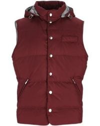 Brunello Cucinelli - Hooded Down Vest - Lyst
