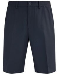 BOSS - Elasticated-Waistband Tailored Shorts - Lyst
