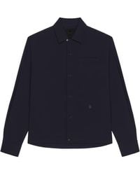 Givenchy - 4G Plaque Long-Sleeved Shirt - Lyst