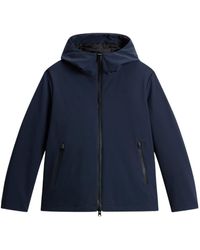 Woolrich - Hooded Cotton Jacket - Lyst