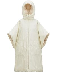 Moncler - Mantella Hooded Padded Cape - Lyst