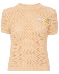 Chloé - Cotton Knit Sweater - Lyst