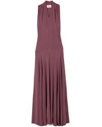 TOVE - Vina Gathered Stretch-Jersey Maxi Dress - Lyst