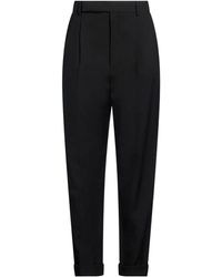 Saint Laurent - Slim-Fit Wool Casual Pants - Lyst