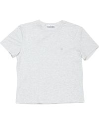 Acne Studios - Logo-Plaque Short-Sleeve T-Shirt - Lyst