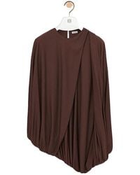 Loewe - Draped Blouse - Lyst