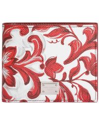 Dolce & Gabbana - Majolica Print Bifold Wallet - Lyst