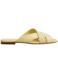 Tod's - Crossover-Strap Square-Toe Sandals - Lyst