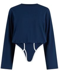 Jean Paul Gaultier - Long-Sleeved Bodysuit - Lyst