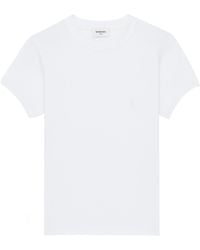 Saint Laurent - Cassandre Crewneck T-Shirt - Lyst
