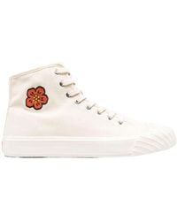 KENZO - Boke Flower Motif High-Top Sneakers - Lyst