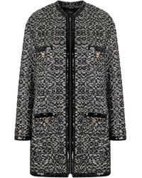 Giambattista Valli - Sequin-Embellished Tweed Coat - Lyst
