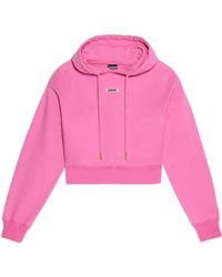 Jacquemus - Logo Patch Drawstring Hoodie - Lyst
