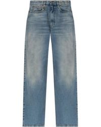 R13 - Straight-Leg Vintage Effect Jeans - Lyst