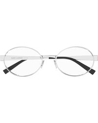 Saint Laurent - Eyewear Oval Frame Glasses - Lyst