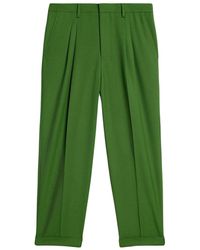 Ami Paris - Casual Pants With Waist And Loop Straps - Lyst