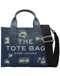 Marc Jacobs - Small The Rip And Repair Denim Tote Bag - Lyst