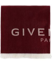 Givenchy - Logo Fringe Scarf - Lyst