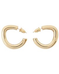 JOSEPH - Chunky Hoop Earrings - Lyst