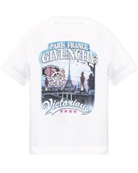Givenchy - Graphic Printed Crewneck T-Shirt - Lyst