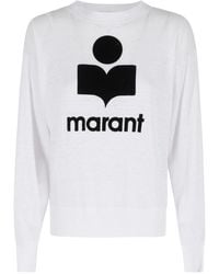 Isabel Marant - Isabel Marant Étoile Logo Detailed Crewneck Sweatshirt - Lyst