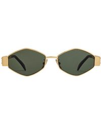 Celine - Triomphe Metal 02 Sunglasses - Lyst