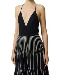 Elisabetta Franchi - Georgette Bodysuit Top - Lyst