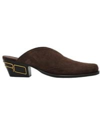 Etro - Logo Heel Slip-On Mules - Lyst