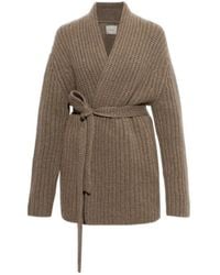 Lisa Yang - Jacqueline Belted Knit Cardigan - Lyst