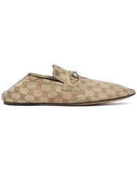 Gucci - Worn-Out Effect Horsebit Loafers - Lyst