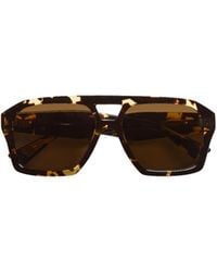 Bottega Veneta - Classic Aviator Sunglasses - Lyst