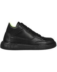 MSGM - Leather Low Sneakers - Lyst