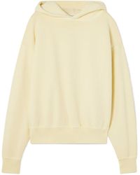 SLVRLAKE Denim - Cinch Cotton-Jersey Hoodie - Lyst