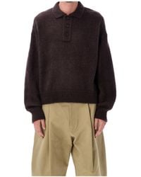 Studio Nicholson - Dune Mohair Polo Knitwear - Lyst