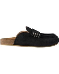JW Anderson - Jw Anderson Stitch Loafer Mules - Lyst