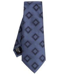 Giorgio Armani - Geometric Silk Tie - Lyst