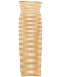 Hervé Léger - Nia Strapless Maxi Dress - Lyst
