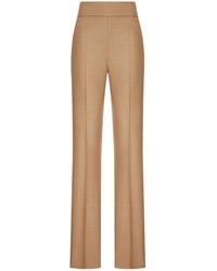 Valentino - High-Waist Tailored Pants - Lyst
