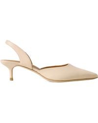 STAUD - Leather Slingback Pumps - Lyst
