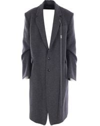 Ann Demeulemeester - Viv Notched-Lapel Single-Breasted Coat - Lyst
