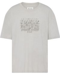 Maison Margiela - Numeric Logo Print T-Shirt - Lyst